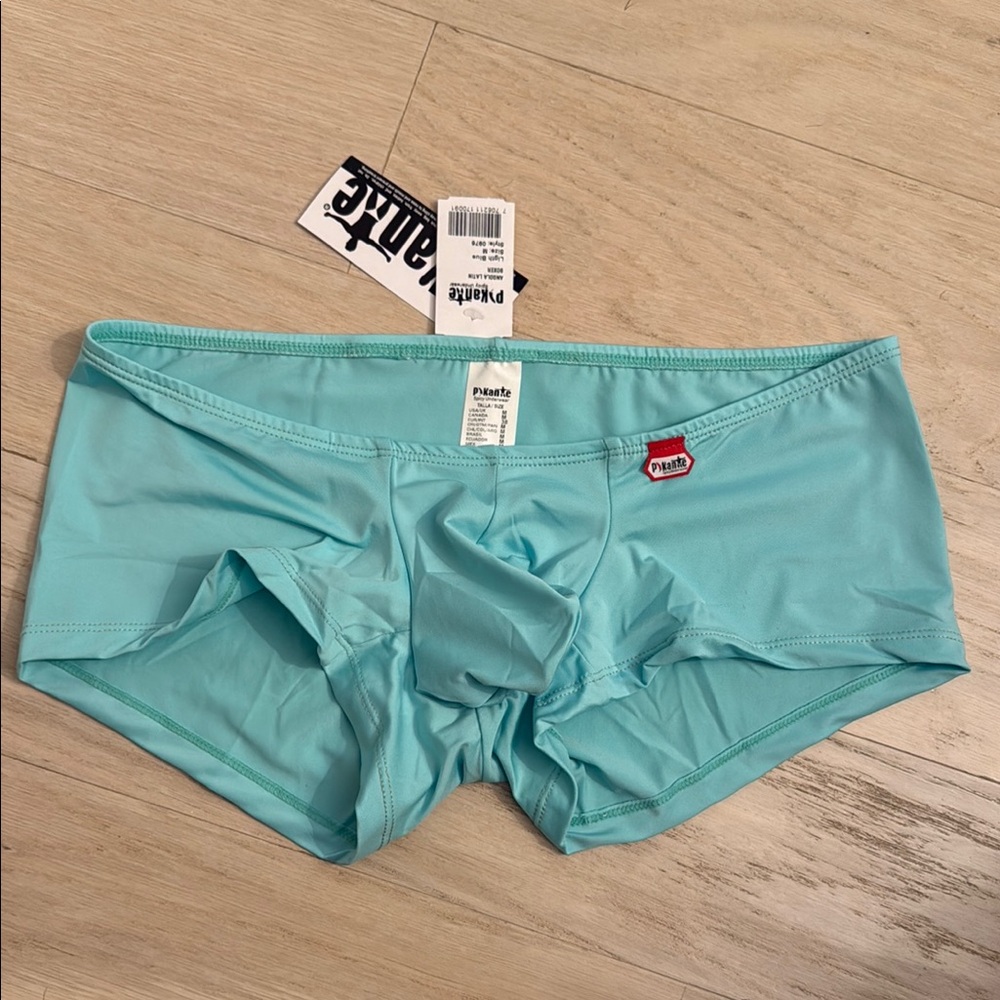 Pikante Aqua Blue Boxer Briefs